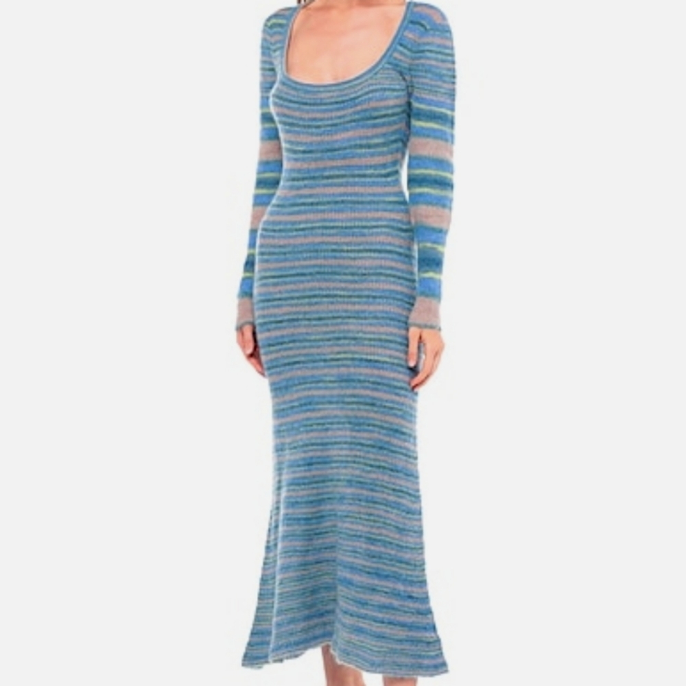 Jacquemus Striped Knit Dress